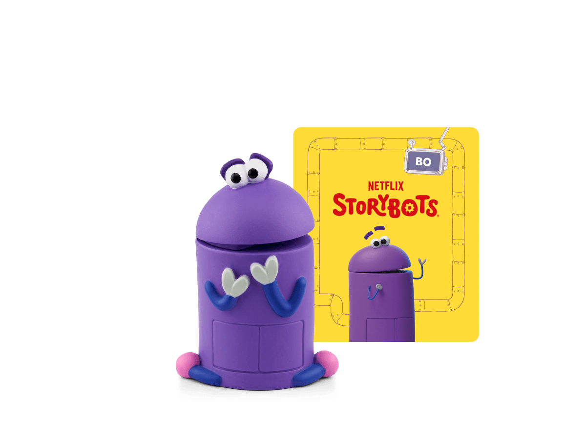 Ask the StoryBots: Bo Tonie with branded image