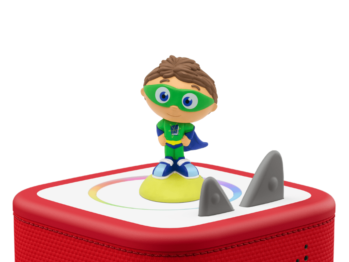 Super Why! Tonie on a Red Toniebox