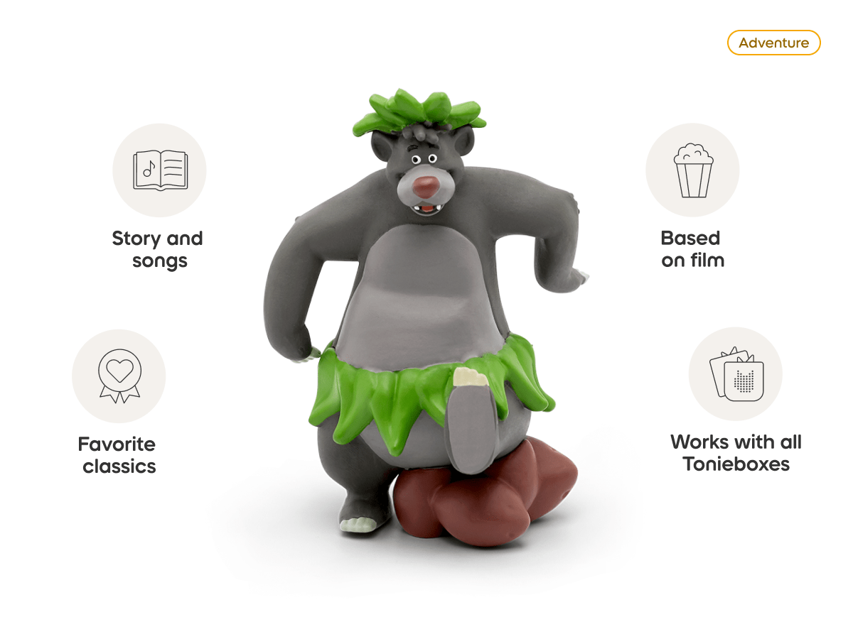 Disney The Jungle Book Tonie audio figurine, inspiring audio journeys and imaginative play