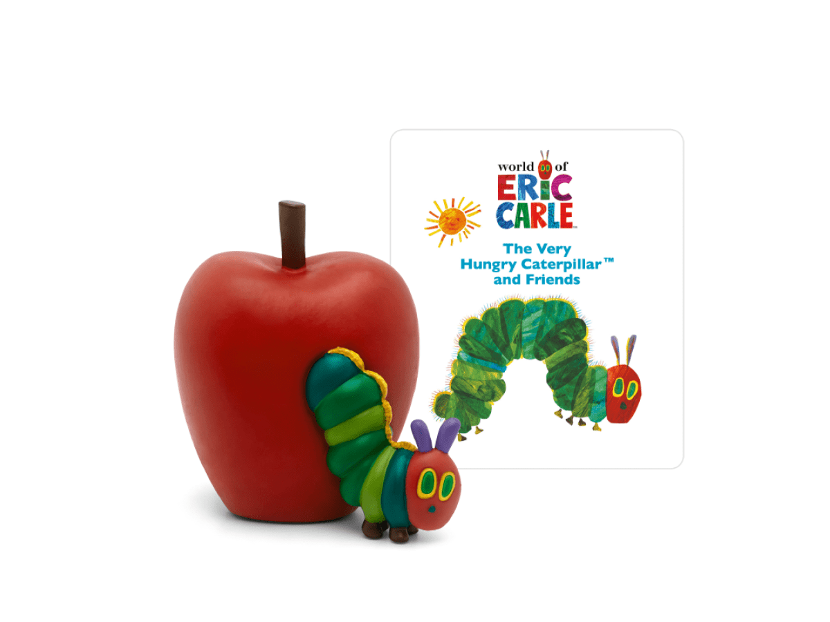 The Very Hungry Caterpillar & Friends Tonie with a branded content card