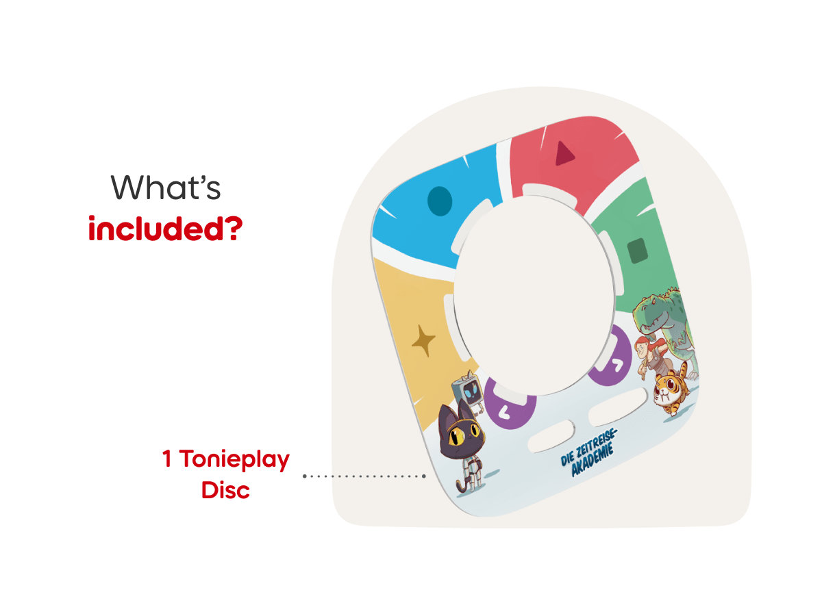 Time Academy ToniePlay Game includes one disc
