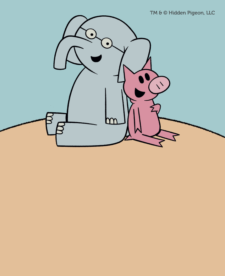 Elephant and Piggie Illustration