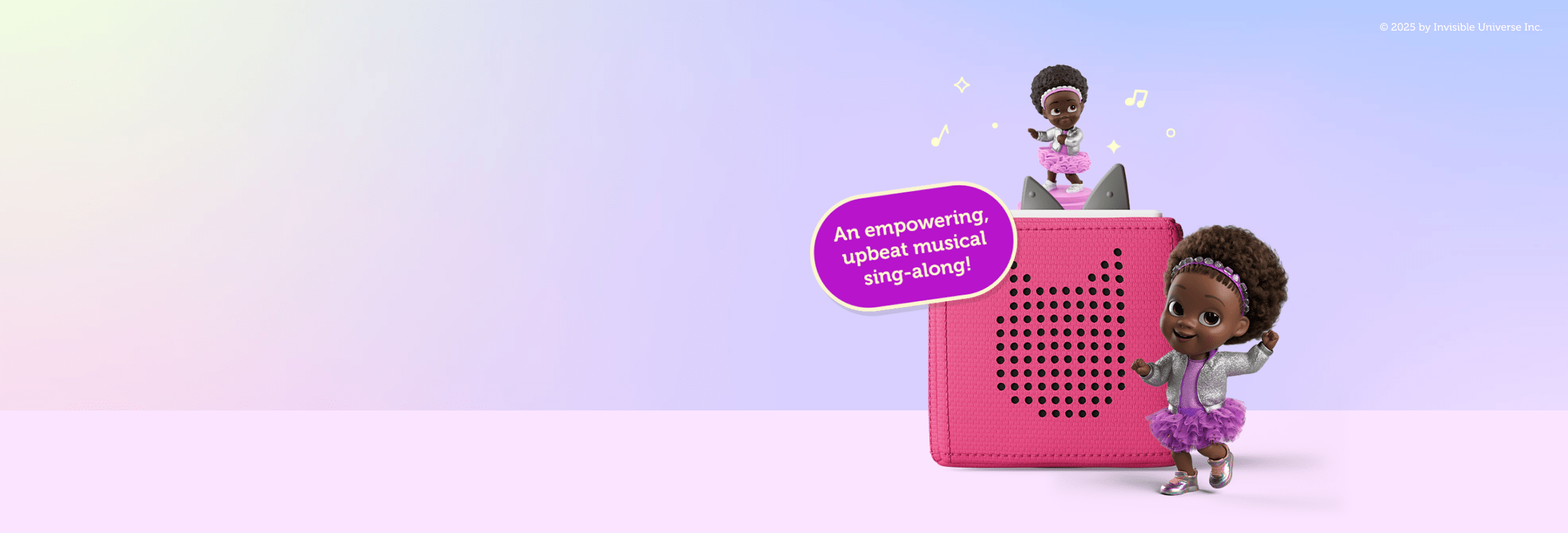 qai qai tonie on a pink toniebox