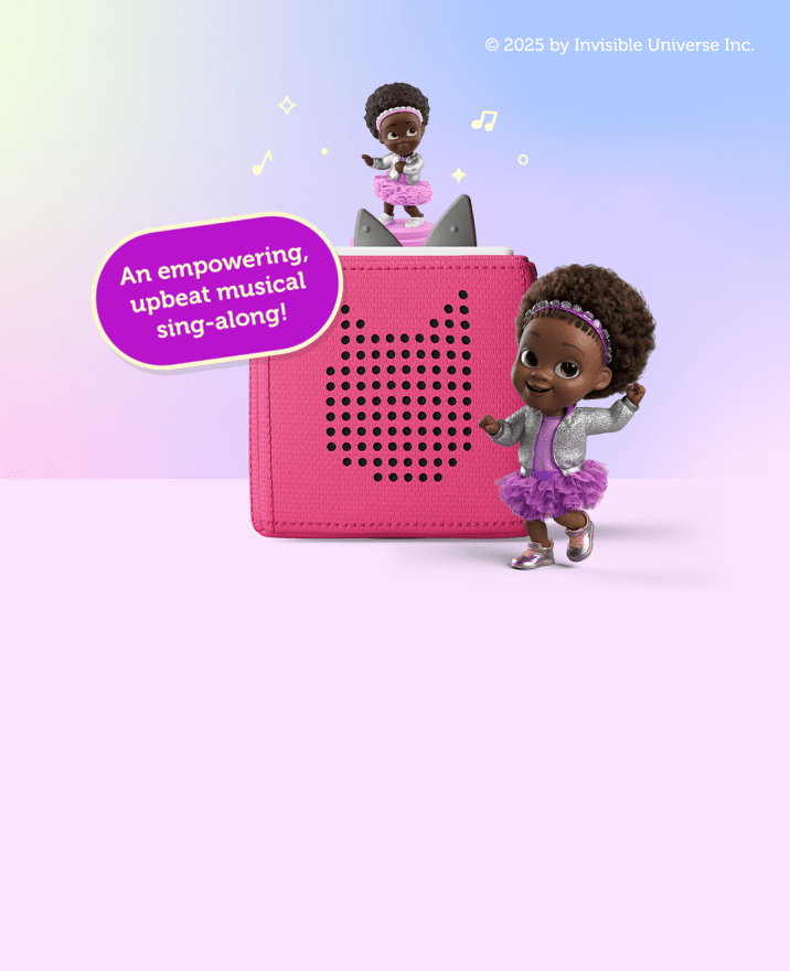 qai qai tonie on a pink toniebox
