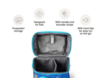 open view and product features of the Listen & Go Bag - Toy Story