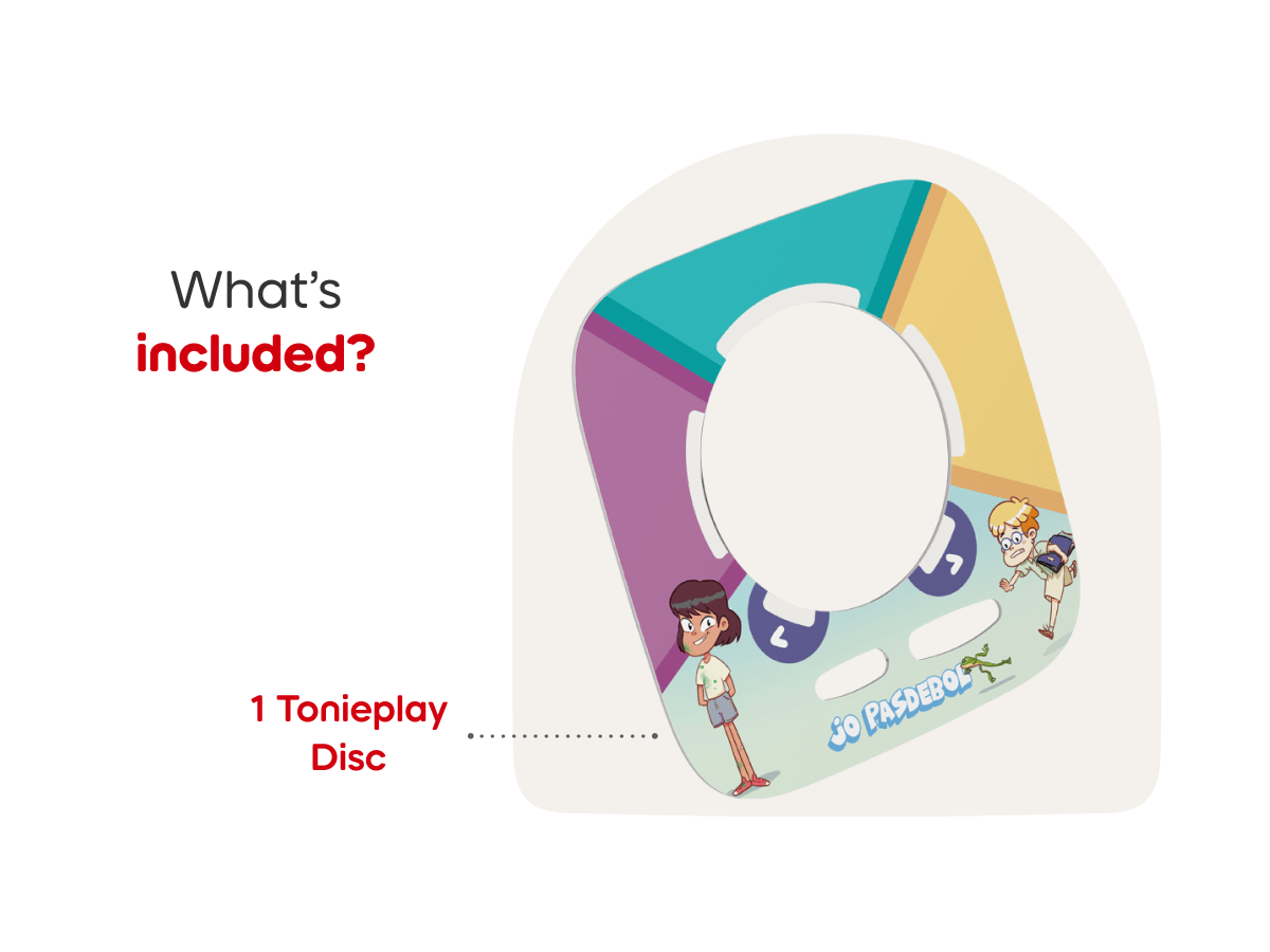 Unlucky Jo ToniePlay Game includes one disc