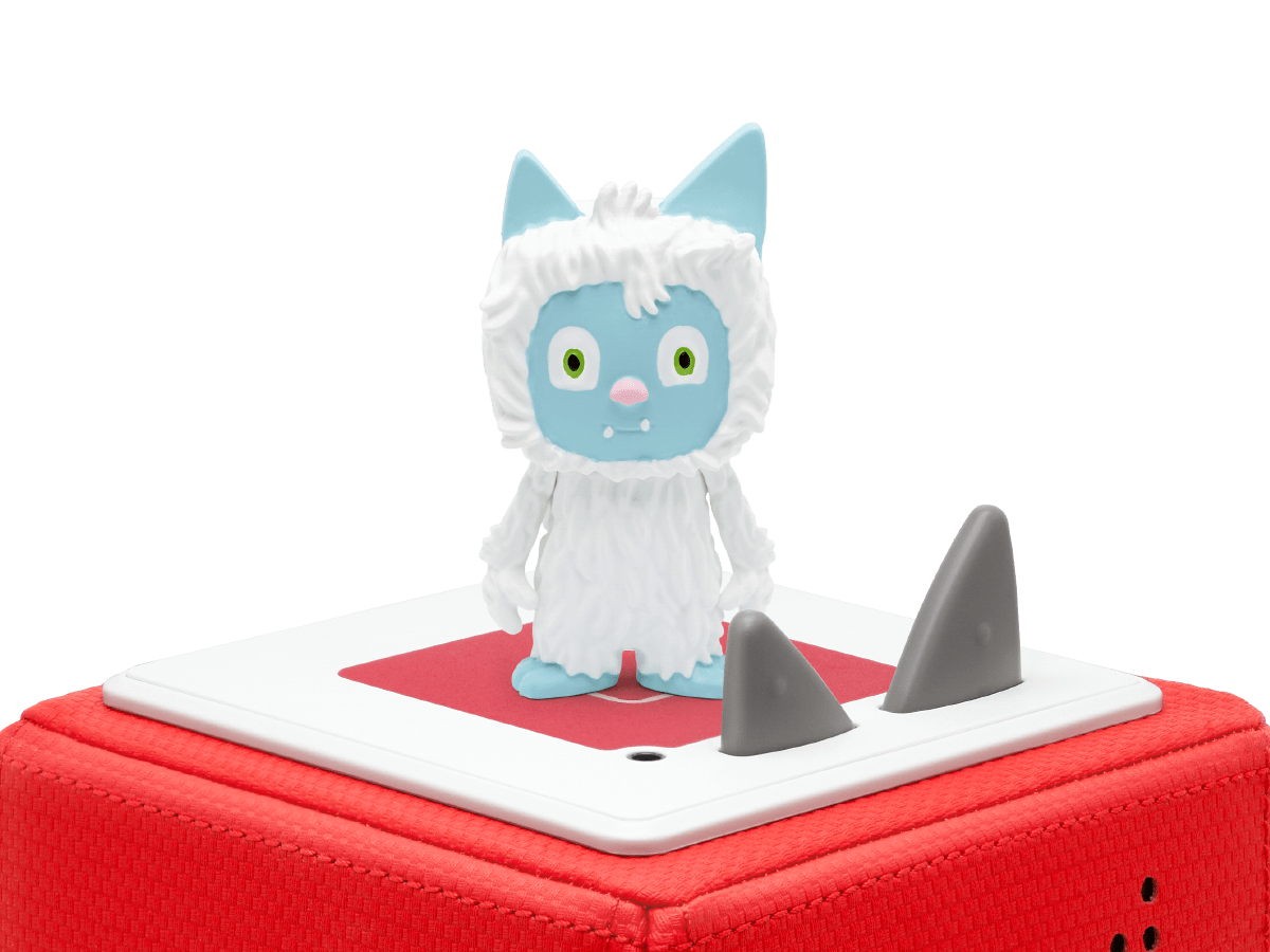 Yeti Creative-Tonie on a red Toniebox