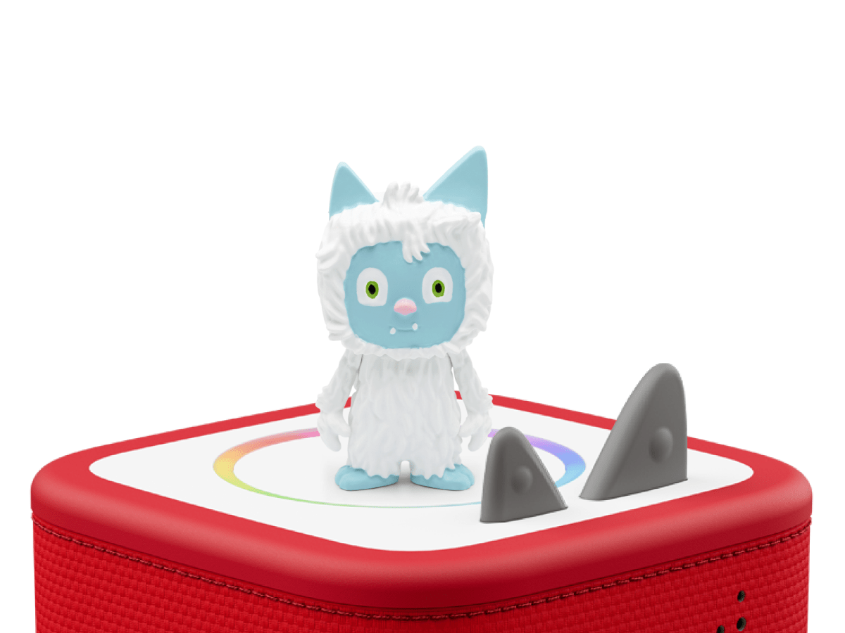 Yeti Creative-Tonie on a Red Toniebox