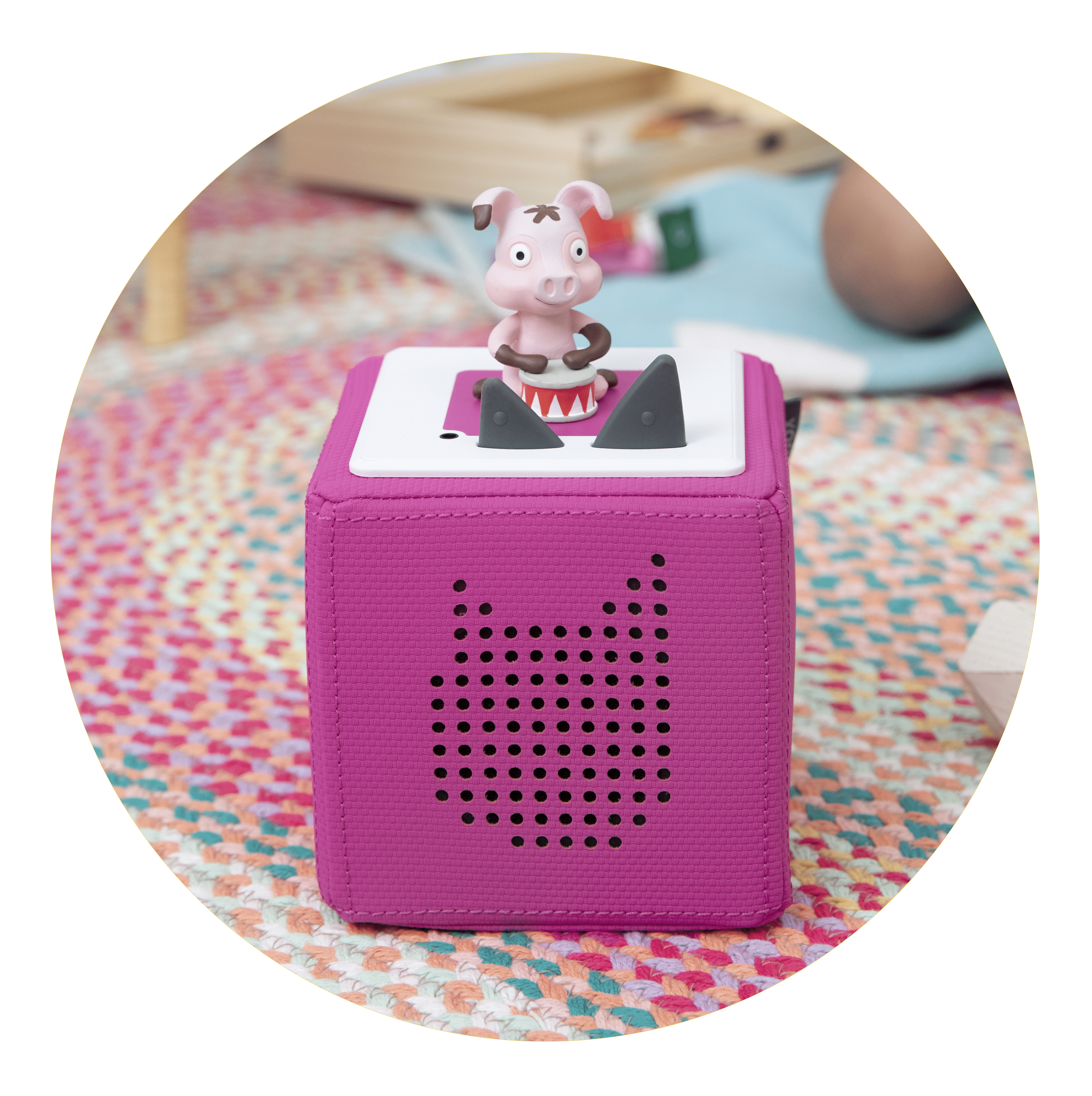 Animal Songs Tonie on Pink Toniebox