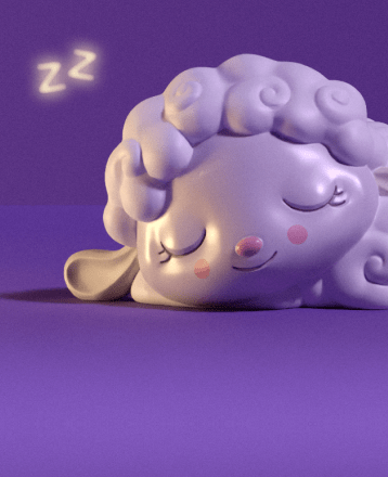 Sleepy Sheep ready to help kids at bedtime