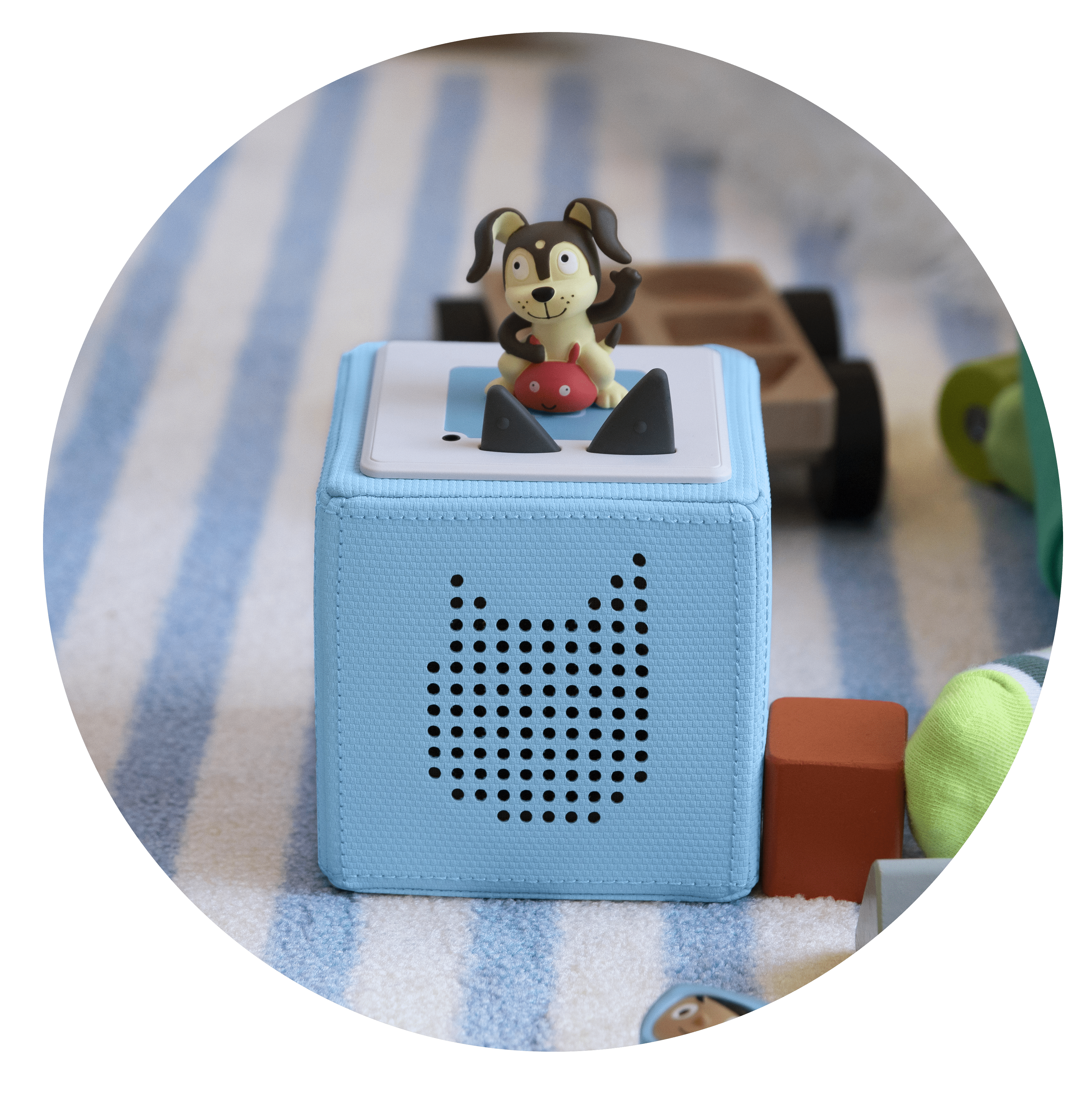 Blue Toniebox with Playtime Songs Tonie