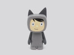 360 rotation view of Gray with Light Hue Creative-Tonie