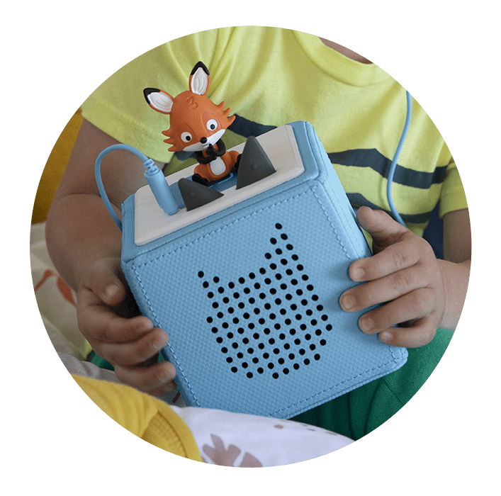 Blue Toniebox with Counting Songs Tonie