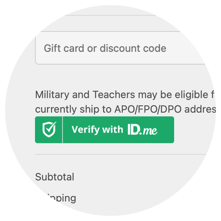 verify with id.me to start saving