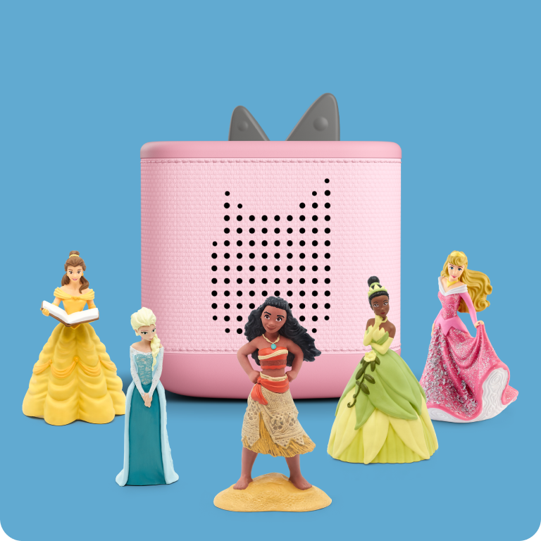 Pink Toniebox 2 with Disney Princess Tonies