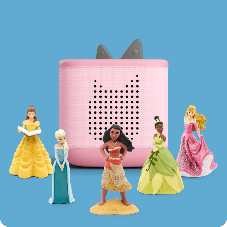 Pink Toniebox 2 with Disney Princess Tonies