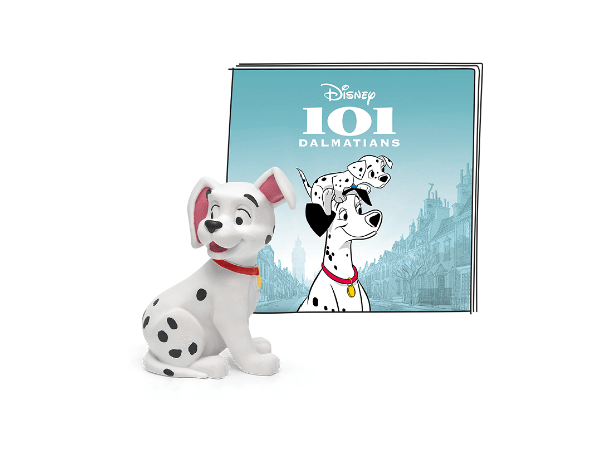 Disney 101 Dalmatians Tonie with a branded content card