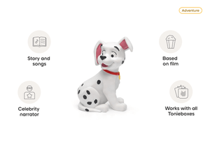 Disney 101 Dalmatians Tonie audio figurine, inspiring audio journeys and imaginative play