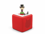 Full view of a Favorite Classics: A Christmas Carol & Tales Tonie on a red Toniebox