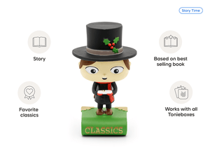 Favorite Classics A Christmas Carol & Tales Tonie audio figurine, inspiring audio journeys and imaginative play