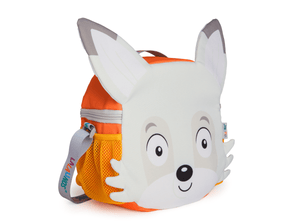 tilted view of Lalalinos Toniebox Character Bag - Akio