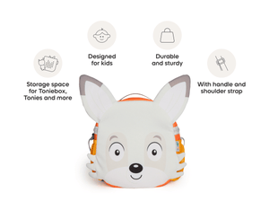 product features of Lalalinos Toniebox Character Bag - Akio