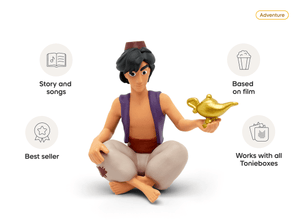 Disney Aladdin Tonie audio figurine, inspiring audio journeys and imaginative play