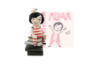 Alma and How She Got Her Name Tonie audio figurine with content illustration