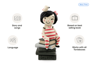 Alma and How She Got Her Name Tonie audio figurine, inspiring audio journeys and imaginative play