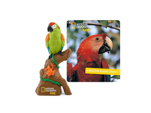 National Geographic Kids- Amazon Rainforest Tonie audio figurine with content illustration