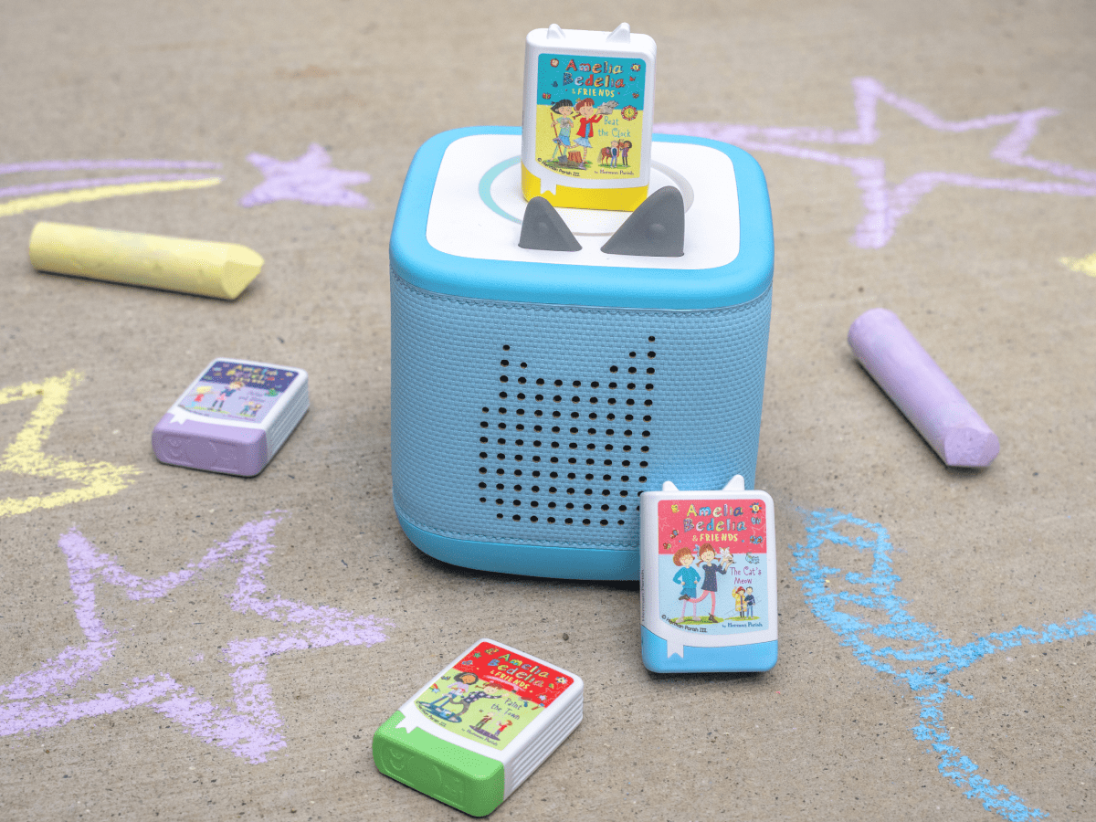 Lifestyle Image Of A Toniebox 2 And Amelia Bedelia