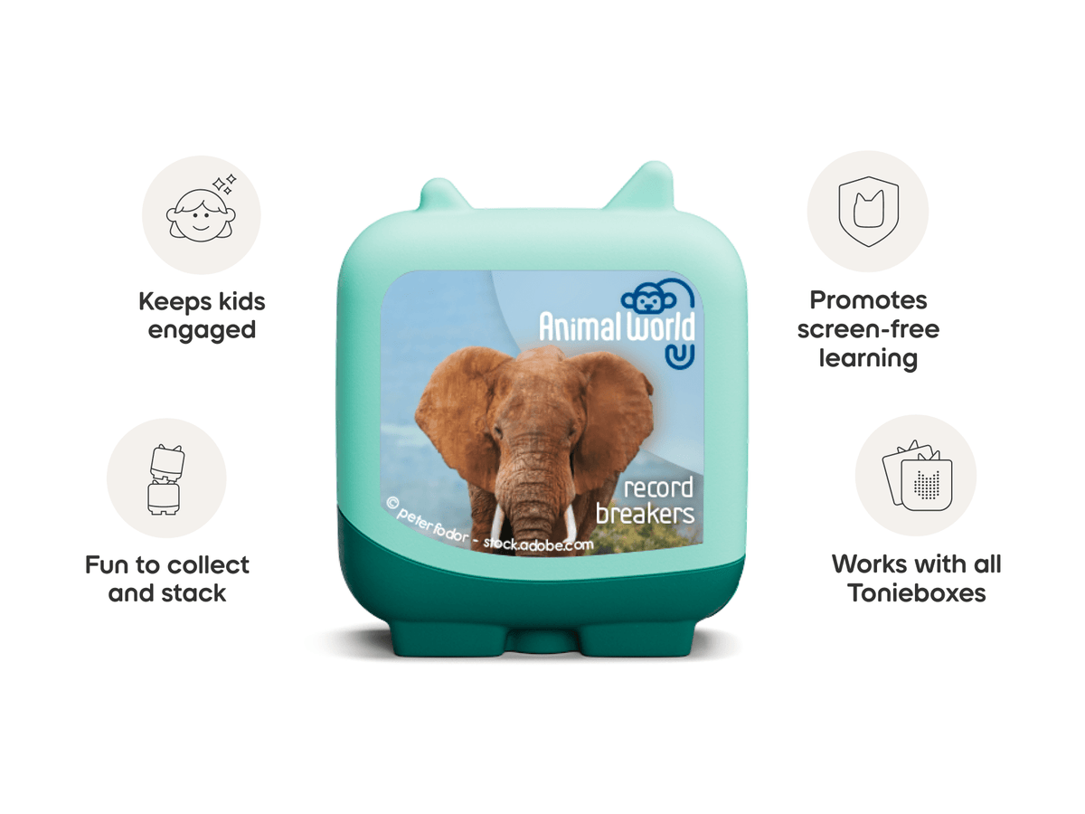 Animal World Record Breakers Clever Tonies - Pack de 4 Soldes | Tonies Animal World Record Breakers Clever Tonies - Pack de 4 Soldes | Tonies
