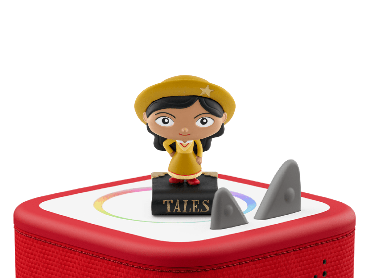 Favorite Tales: Annie Oakley Tonie on a Red Toniebox