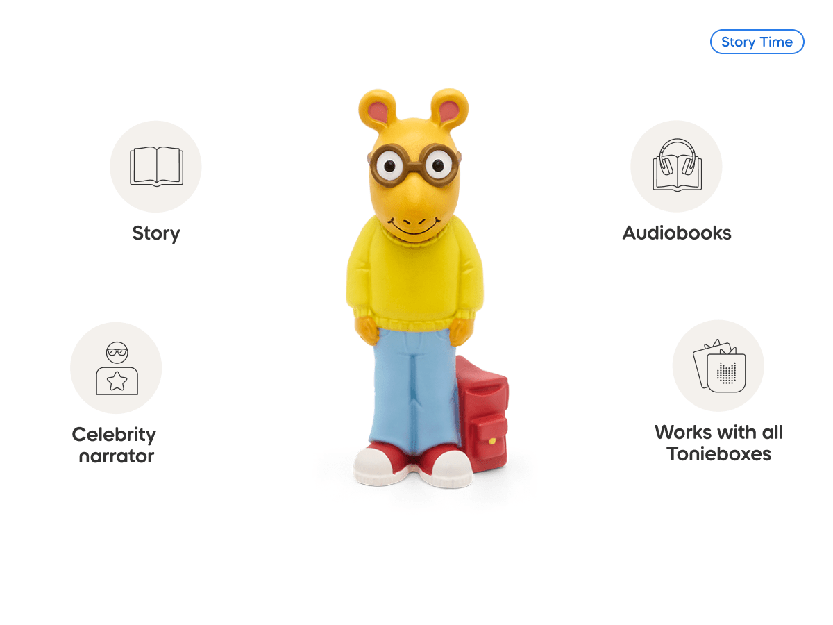 Arthur Tonie audio figurine, inspiring audio journeys and imaginative play