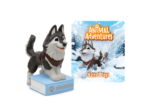 Animal Adventures Balto and Togo Tonie audio figurine with content illustration