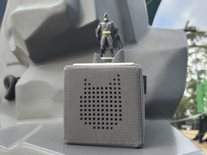 Child Playing With Dc: Batman Tonie