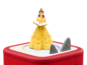 Disney La Belle Et La Bête Tonie (Français) on a red Toniebox 2 ready to play audio stories and songs