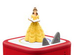 Disney La Belle Et La Bête Tonie en Français on a red Toniebox 2 ready to play audio stories and songs