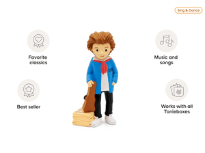 Beethoven's Wig Tonie audio figurine, inspiring audio journeys and imaginative play