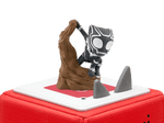 Marvel's Spidey and His Amazing Friends: Black Panther Tonie on a red Toniebox