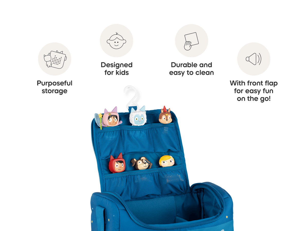 product features of Listen & Play Bag - Blast Off