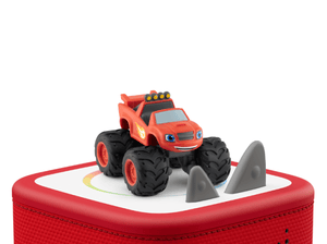 Blaze & the Monster Machines Tonie on a Red Toniebox