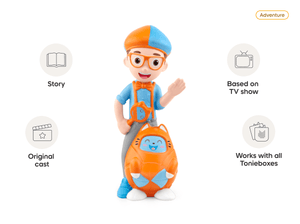 Blippi Tonie audio figurine, inspiring audio journeys and imaginative play