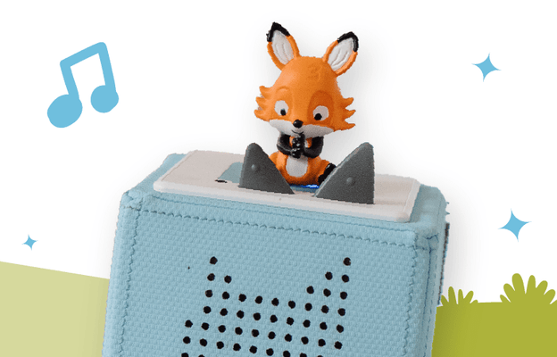 Counting Songs Tonie on a blue Toniebox ready to teach kids about numbers