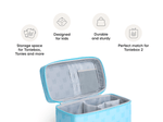 product features of 
Toniebox All-in-One Carrying Case - Sky Blue