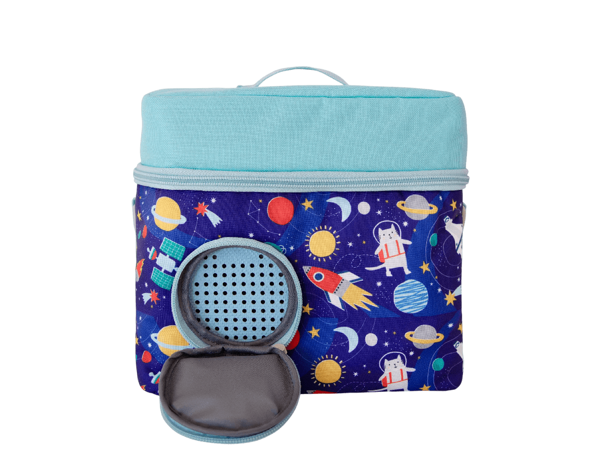 Blue Stargazing Listen & Go Bag view of speaker cutout