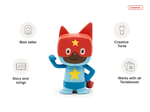 Superhero Creative-Tonie - Blue Red audio figurine, inspiring audio journeys and imaginative play