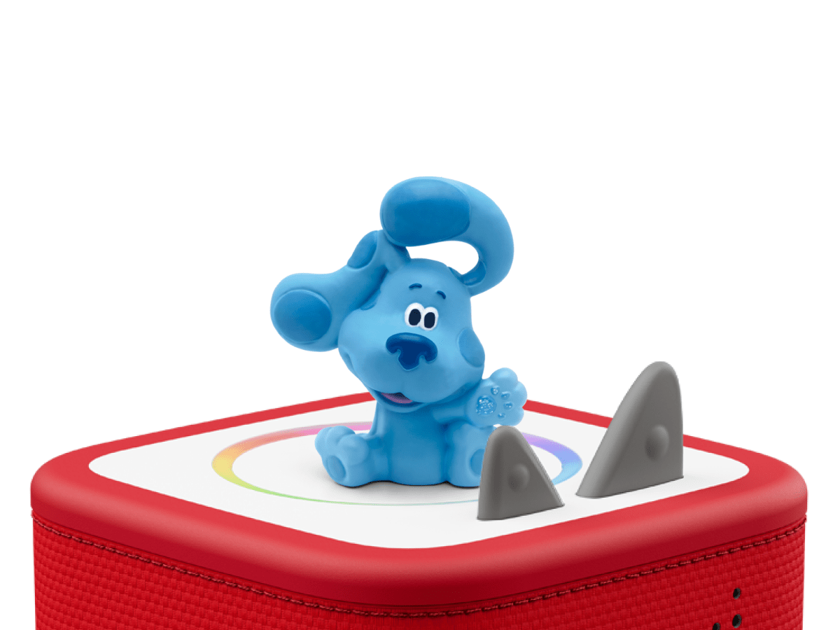 Blue's Clues & You Tonie on a Red Toniebox