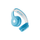 Bluetooth Sky Blue Headphones | plp image