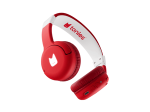 sunset red bluetooth headphones for kids